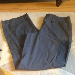 Dark grey twill pants